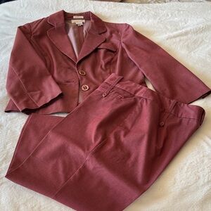 Nine & Co. Maroon Women's Pantsuit